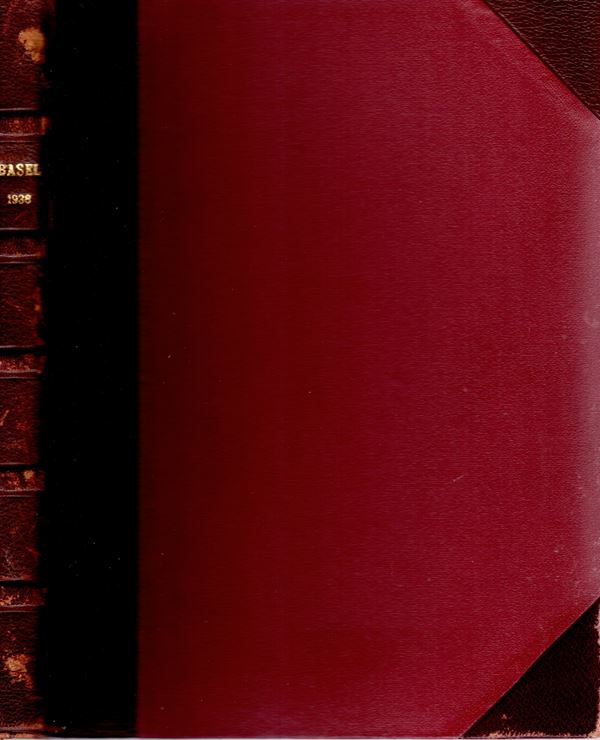 MUNZHANDLUNG BASEL. – Vente publique 10. Basel, 15 – Mars, 1938. Monnaies grecques, romaines et byzantines. Collection M. H. O. a S. pp.78, lots 920, plates 40. Legatura \ pelle sciupata, interno ottimo stato, lista prezzi Valutazione.  Spring. 444. Ex li