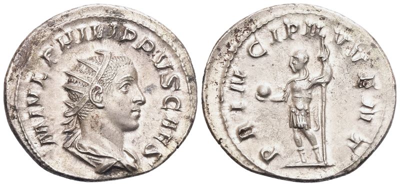 Philip II Caesar, Antoninianus romano (Roma), 244-246, AR