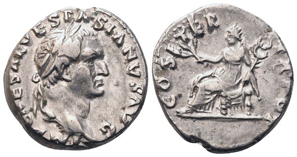 Vespasian (69-79), Denarius, Rome, 70; AR (3,03 g; 16,4 mm; 5 h)