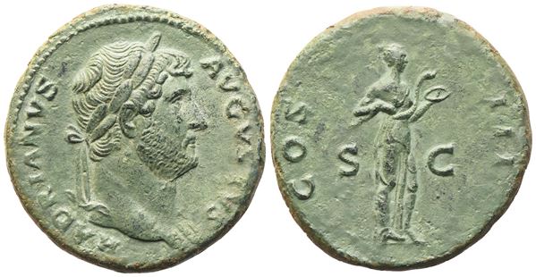 Hadrian (117-138), As, Rome, 126-127; Æ (11,60 g; 27 mm; 5 h)