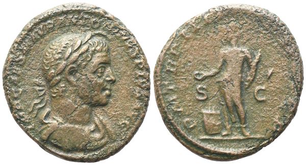 Elagabal (218-222), As, Rome, 221; Æ (9,82 g; 25,5 mm; 5 h)
