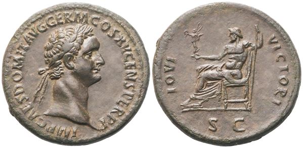 Domitian (81-96), Sestertius, Rome, 90-91; Æ (23,66 g; 35,5 mm; 6 h)