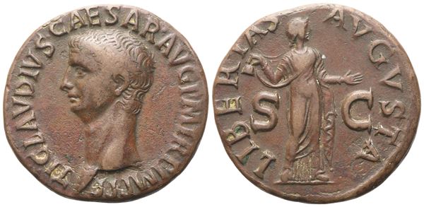 Claudius (41-54), As, Rome, 42-43; Æ (10,62 g; 28,5 mm; 6 h)