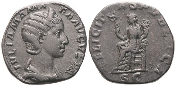 Julia Mamaea Augusta (222-235), Sestertius, Rome, 228; Æ 17,54 g; 28,5 mm; 12 h)