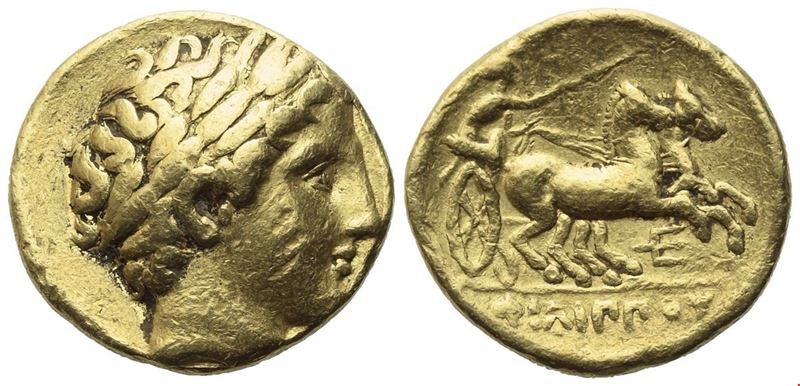 Kings Of Macedon, Philip II (359-336 Bc), Stater, Pella, C- 340-328; Av (8,62 G; 18,3 MM; 12 H)