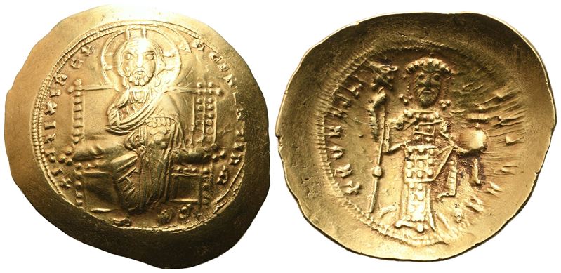 Costantino X Ducas (1058–1067), Histamenon nomisma, emissione in AV, Costantinopoli