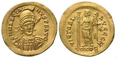 Marcianus (450–457), Solidus “Constantinopolis”, c. 450, AV