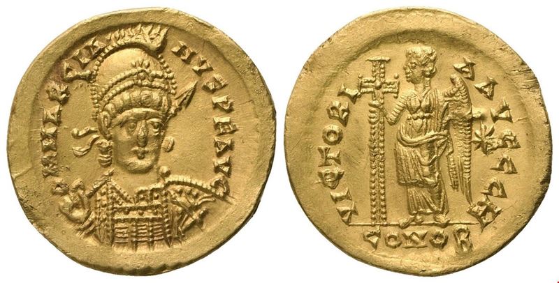 Marcianus (450–457), Solidus “Constantinopolis”, c. 450, AV