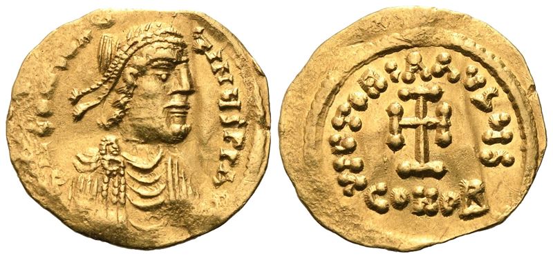 Costantino II (641–668), Tremissis, Costantinopoli (AV)
