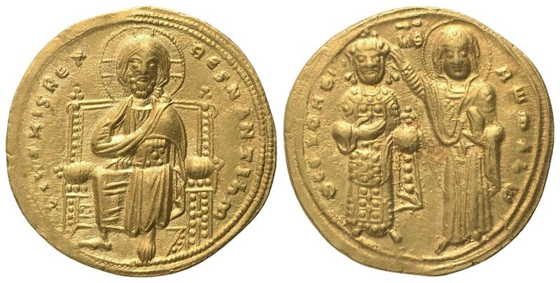 Romanos III Argyros (1028–1034), Histamenon nomisma (Constantinopolis), oro 22,2 mm