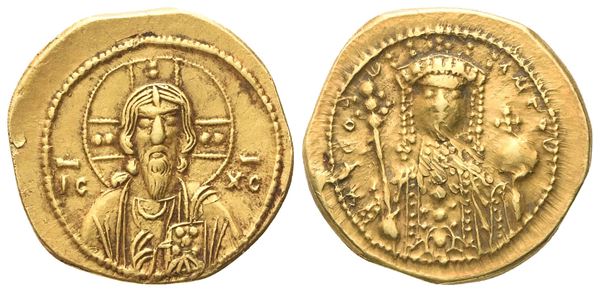Theodora (1055-1056), Tetarteron nomisma, Constantinopolis; AV (3,97 g; 18,6 mm; 6 h)