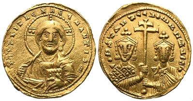 Impero Bizantino, Costantino VII e Romano II, Solidus (Constantinople), oro