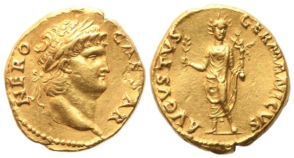 Nero (54-68), Aureus, Rome, 64-65; AV (7,35 g; 18 mm; 6 h)