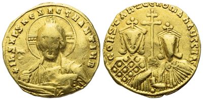 Constantine VII With Romanus II (945-959), Solidus, Constantinople; Av (4,11 G; 19 MM; 6 H)