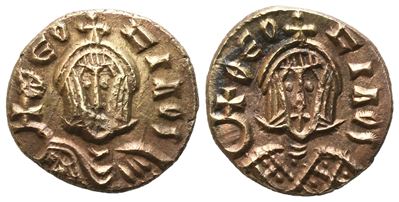 Theophilus, Semissis, Siracusa, moneta in oro (AV)