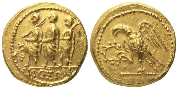Thrace, Kingdom of Koson (mid 1st century BC), Stater, Northern Greece mint, c. 42 BC; AV (8,55 g; 18,2 mm; 12 h)