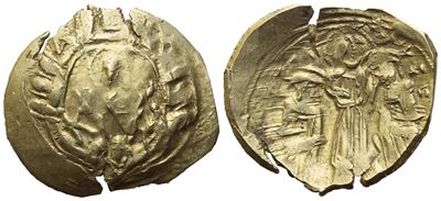 Anonimo bizantino, Andronico II e Michele IX, Hyperpyron nomisma, Constantinople