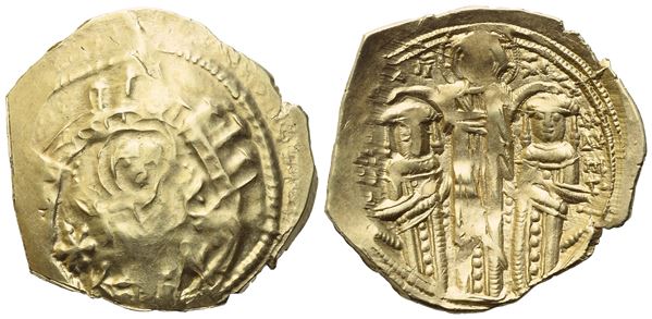 Andronicus II with Michael IX (1295-1320); Hyperpyron nomisma; Constantinople mint; AV (3,13 g; 23 mm) 