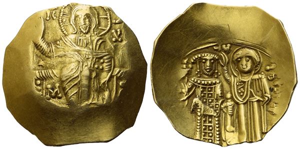 Empire of Nicaea, John III Ducas-Vatatzes (1223-1254); Hyperpyron nomisma; Magnesia mint; AV (4,33 g; 24,4 mm; 6 h)