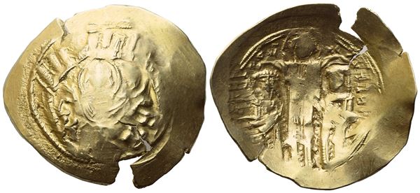 Andronicus II with Michael IX (1295-1320); Hyperpyron nomisma; Constantinople mint; AV (3,45 g; 28 mm)