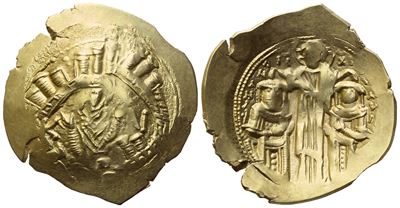 Anonimo bizantino, Andronico II Paleologo e Michele IX: iperpìron (nomisma), zecca di Costantinop...