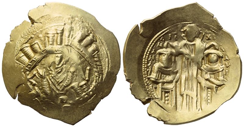 Anonimo bizantino, Andronico II Paleologo e Michele IX: iperpìron (nomisma), zecca di Costantinop...