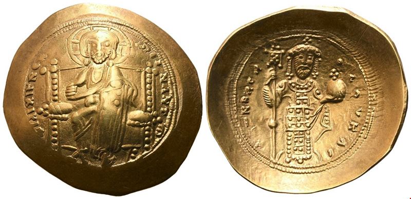 Costantino X Ducas, Histamenon nomisma (Costantinopoli), oro
