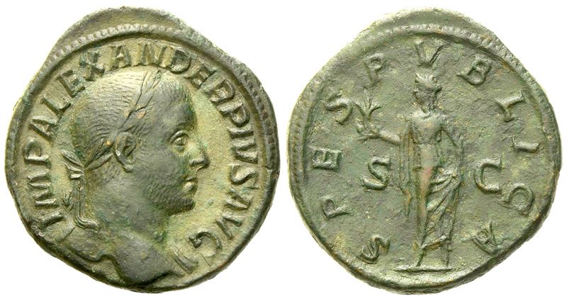 Severus Alexander (222-235), Sestertius, Rome, Ad 231-235; Æ (g 23,92; MM 31)