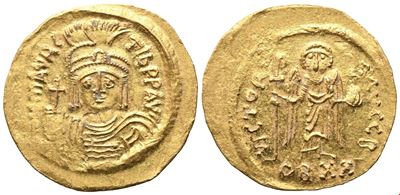 Maurice Tiberius (582–602), Solidus di 20 Siliquae, Costantinopoli