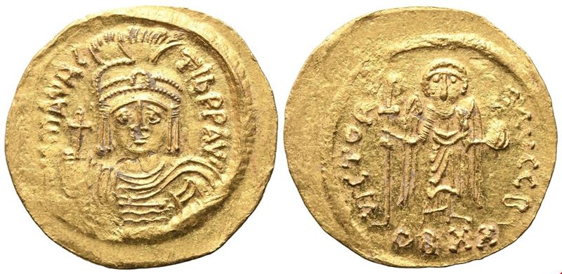 Maurice Tiberius (582–602), Solidus di 20 Siliquae, Costantinopoli