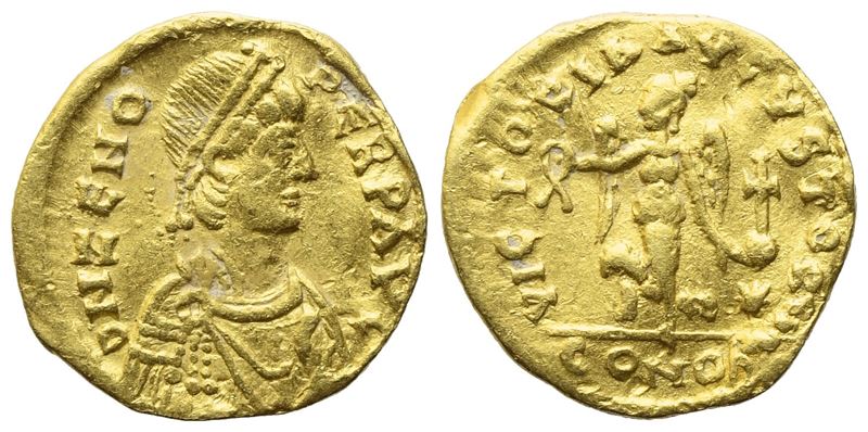 Zeno (476-491), Tremissis, Constantinople; Av (1,34 G; 12,7 MM; 6 H)