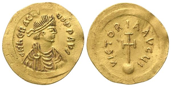 Heraclius (610-641), Semissis, Constantinopolis; AV (2,24 g; 18,5 mm; 6 h)