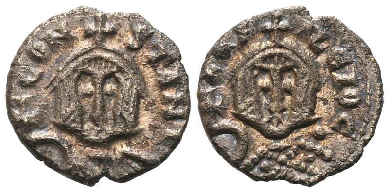 Basilio I (867–886), Tremissis bizantino, Siracusa (EL)