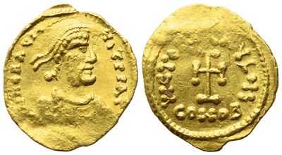 Heraclius (610-641), Tremissis, Constantinople; Av (1,45 G; 16 MM; 6 H)