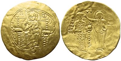 John II Comnenus (ad 1118-1143), Hyperpyron Nomisma, Constantinople;av (4,15 G; 29 MM; 6 H)