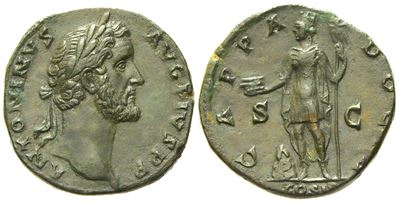 Antoninus Pius (138-161), Sestertius, Rome, Ad 139; Æ (g 23,12; MM 30)