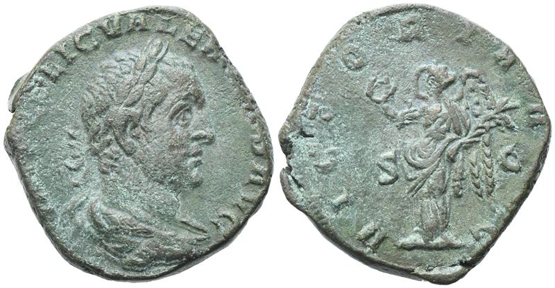 Valerian i (253-260), Sestertius, Rome, 253-256; Æ (22,62 G; 28,6 MM; 6 H)