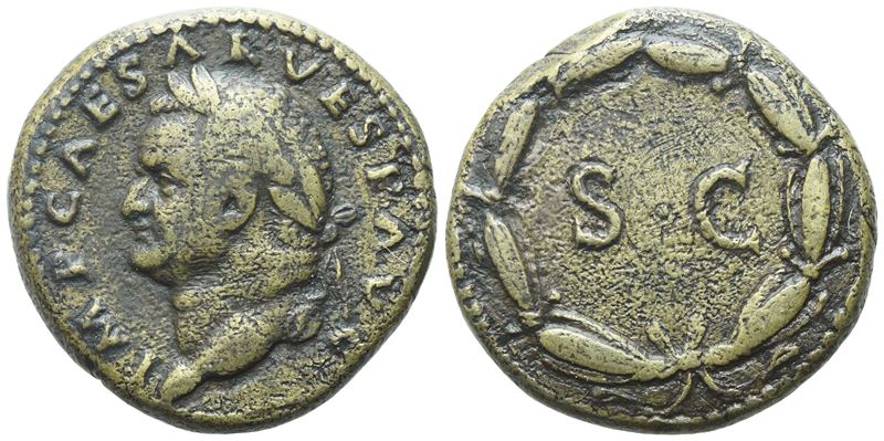 Vespasianus (69-79), As, Commagene/samosata, 69-70; Æ (6,44 G; 21 MM; 6 H)