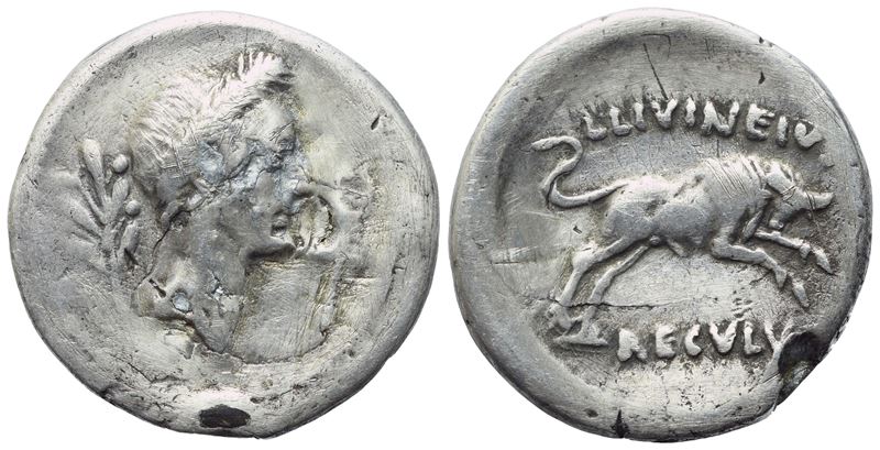 Julius Caesar, Denarius, Rome, 42 Bc; Ar 3,26 G; 18,2 MM; 2 H