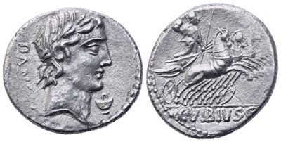C. Vibius Pansa, Denarius, Rome, 90 Bc; Ar (3,69 G; 17,8 MM; 1 H)
