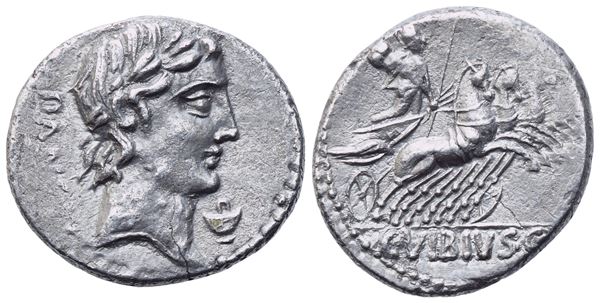 C. Vibius Pansa, Denarius, Rome, 90 BC; AR (3,69 g; 17,8 mm; 1 h)