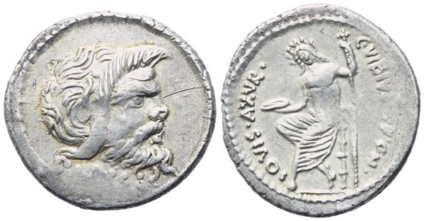 C. Vibius Pansa Caetronianus, Denarius, Rome, 48 BC; AR (3,54 g; 19,8 mm; 3 h)