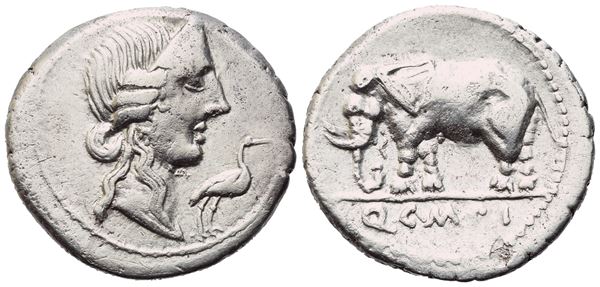 Q. Caecilius Metellus Pius, Denarius, 81 BC; AR (3,72 g; 18,6 mm; 6 h)