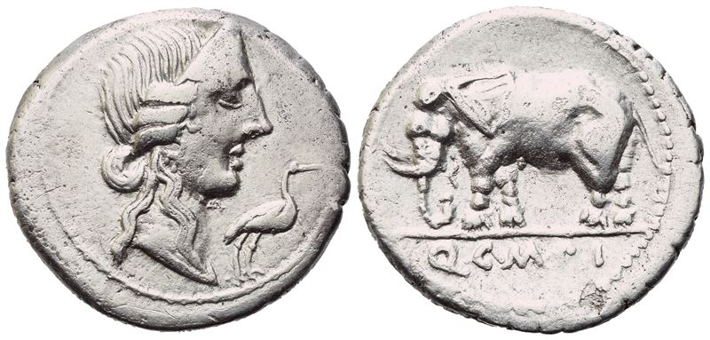 Q. Caecilius Metellus Pius, Denarius, 81 Bc; Ar (3,72 G; 18,6 MM; 6 H)