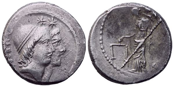 Mn. Cordius Rufus, Denarius, Rome, c. 46 BC; AR (4,08 g; 17,5 mm; 6 h)