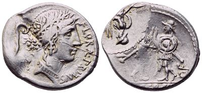 C. Servilius, Denarius, Rome, 53 Bc; Ar (3,78 G; 18,8 MM)