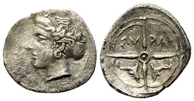 Sicily, Syracuse, Time Of Dionysios i (406-367 Bc), Hemilitron; Ar (g 0,35; MM 10)
