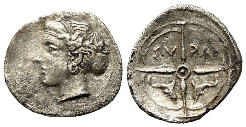 Sicily, Syracuse, Time Of Dionysios i (406-367 Bc), Hemilitron; Ar (g 0,35; MM 10)