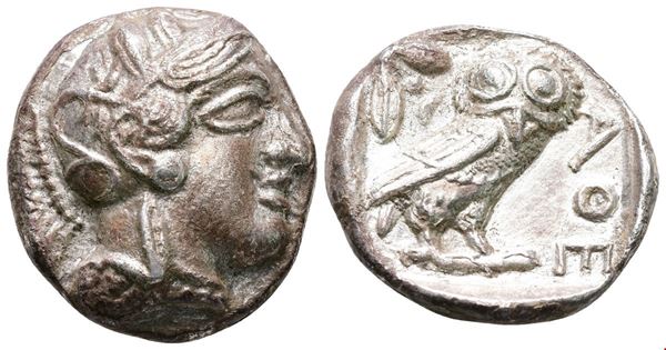 Attica, Athens, c. 454-404 BC. AR Tetradrachm (25mm, 16.68g).  - Auction Greek, Roman and Byzantine Coins	 - Bertolami Fine Art - Prague