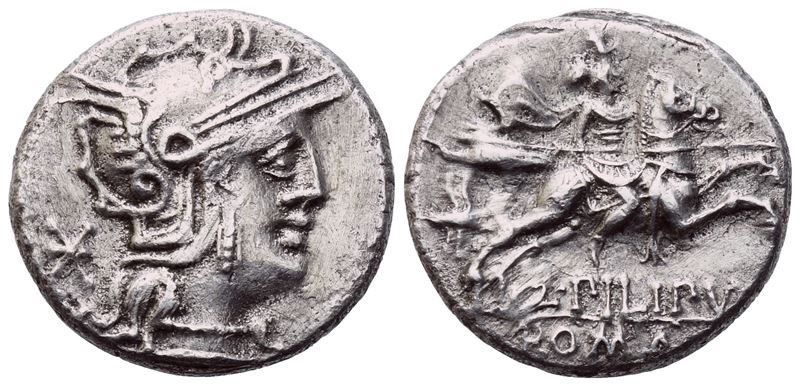 Q. Philippus, Denarius, Rome, 129 Bc; Ar (3,74 G; 16,6 MM; 1 H)